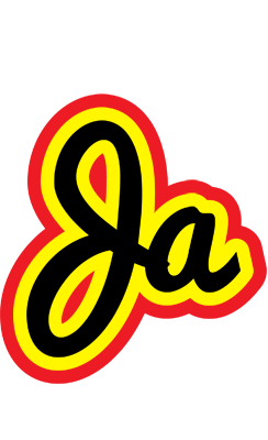 Ja flaming logo