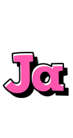 Ja girlish logo