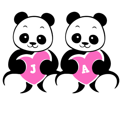 Ja love-panda logo
