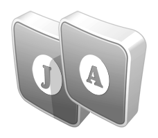 Ja silver logo