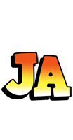 Ja sunset logo