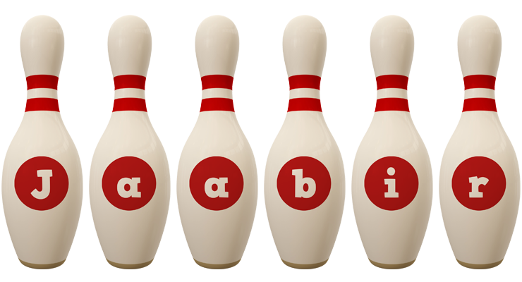 Jaabir bowling-pin logo
