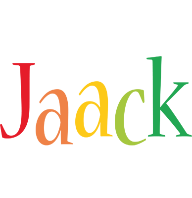 Jaack birthday logo