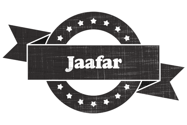 Jaafar grunge logo