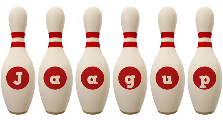 Jaagup bowling-pin logo