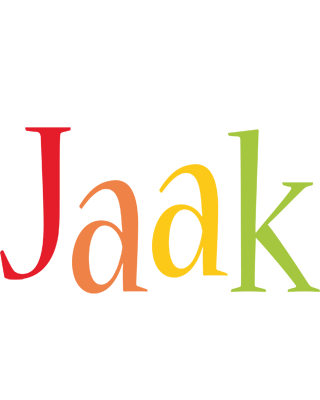 Jaak birthday logo