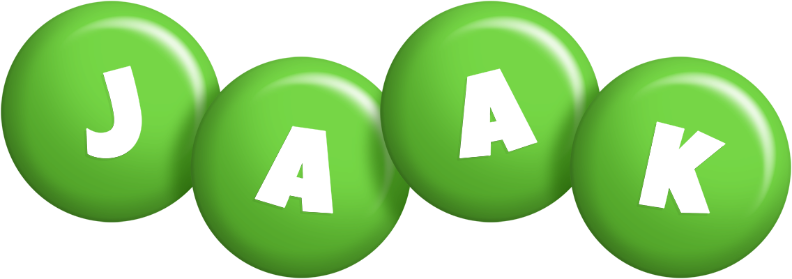 Jaak candy-green logo