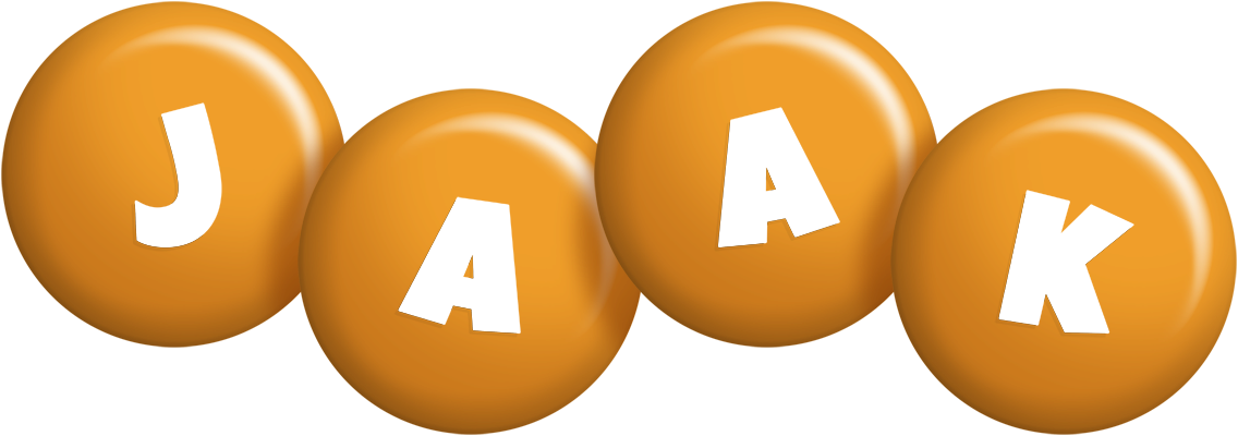 Jaak candy-orange logo