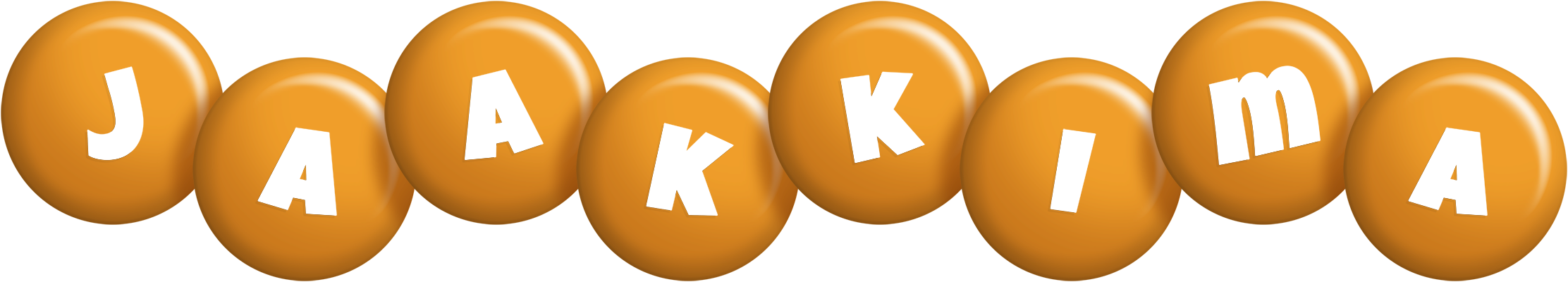 Jaakkima candy-orange logo