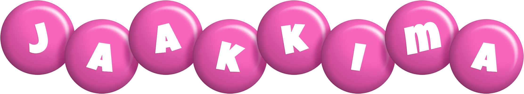Jaakkima candy-pink logo