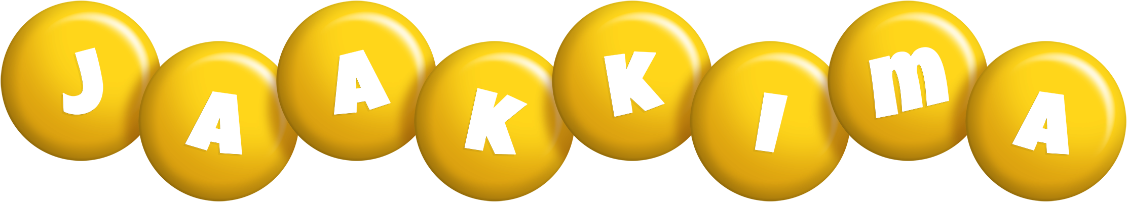 Jaakkima candy-yellow logo