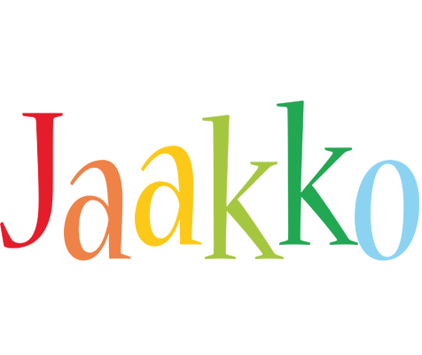 Jaakko birthday logo