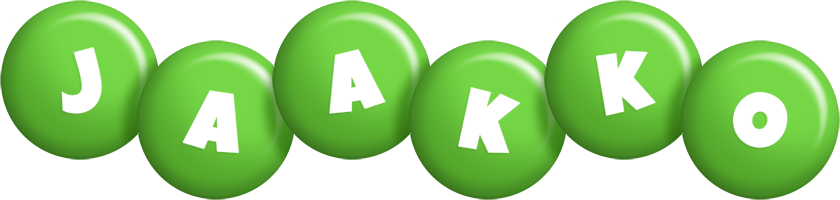 Jaakko candy-green logo