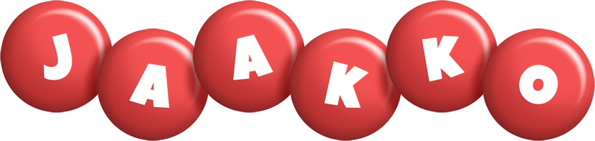 Jaakko candy-red logo