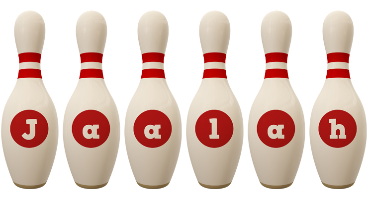 Jaalah bowling-pin logo