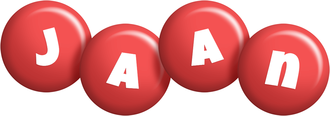 Jaan candy-red logo