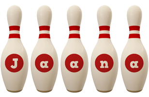 Jaana bowling-pin logo