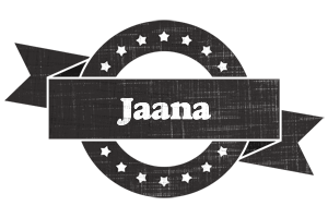 Jaana grunge logo