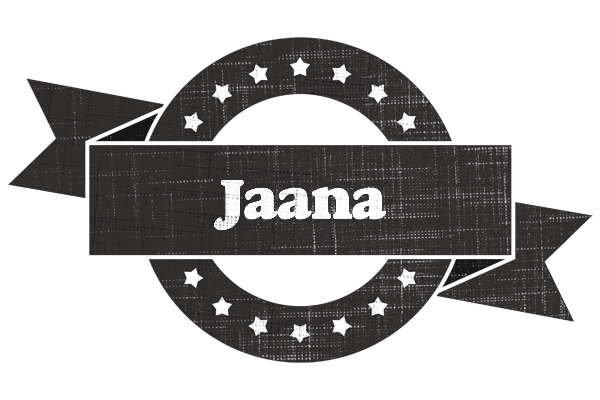 Jaana grunge logo