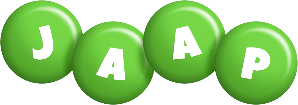 Jaap candy-green logo