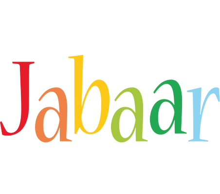 Jabaar birthday logo