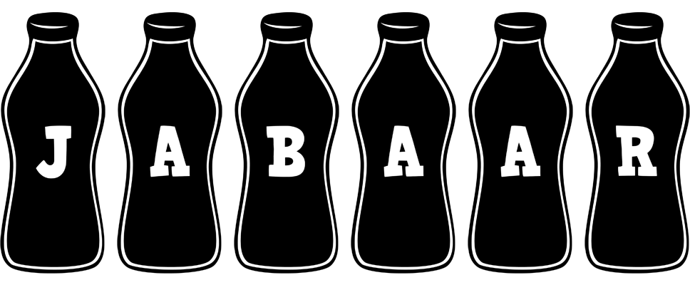 Jabaar bottle logo