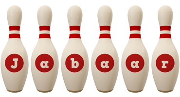 Jabaar bowling-pin logo