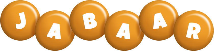 Jabaar candy-orange logo