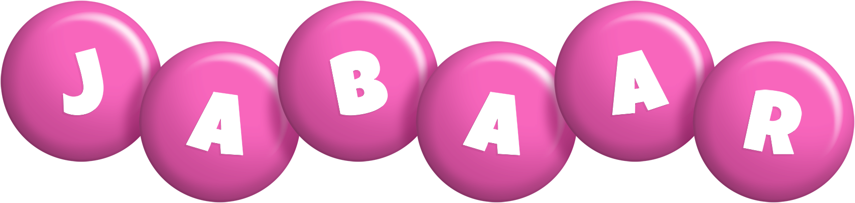 Jabaar candy-pink logo