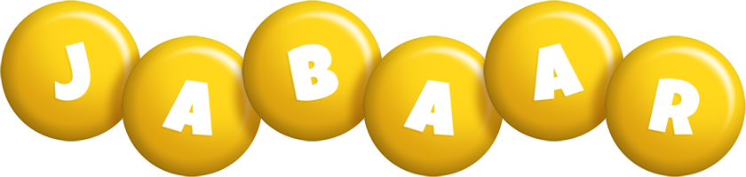 Jabaar candy-yellow logo