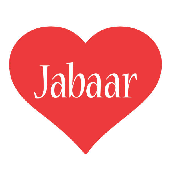 Jabaar love logo