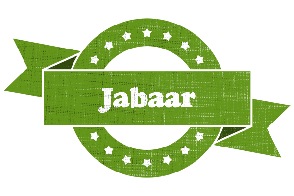 Jabaar natural logo