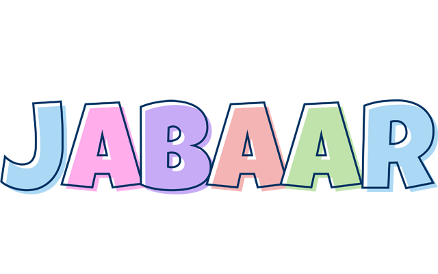 Jabaar pastel logo