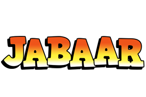 Jabaar sunset logo