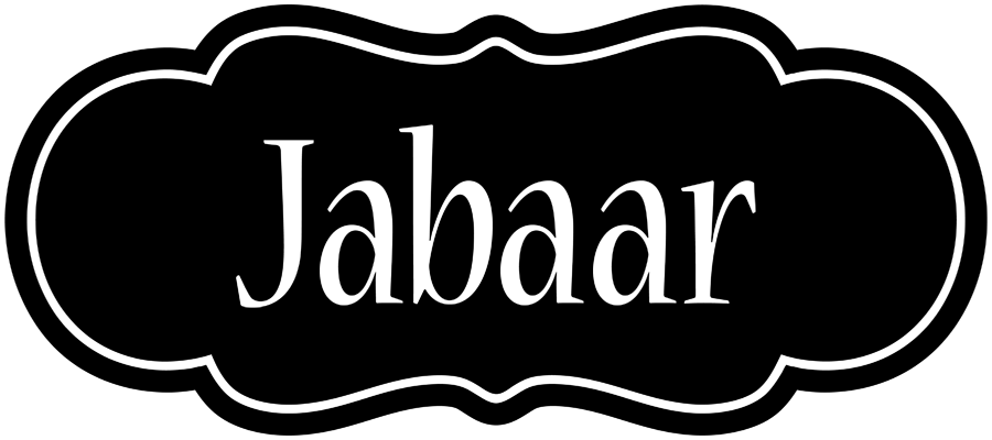 Jabaar welcome logo