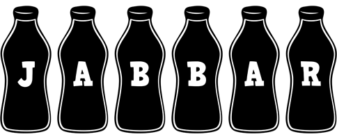 Jabbar bottle logo