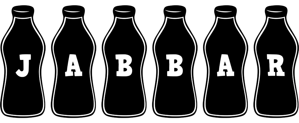 Jabbar bottle logo