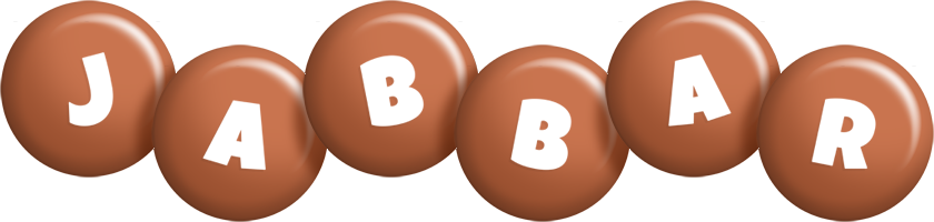 Jabbar candy-brown logo