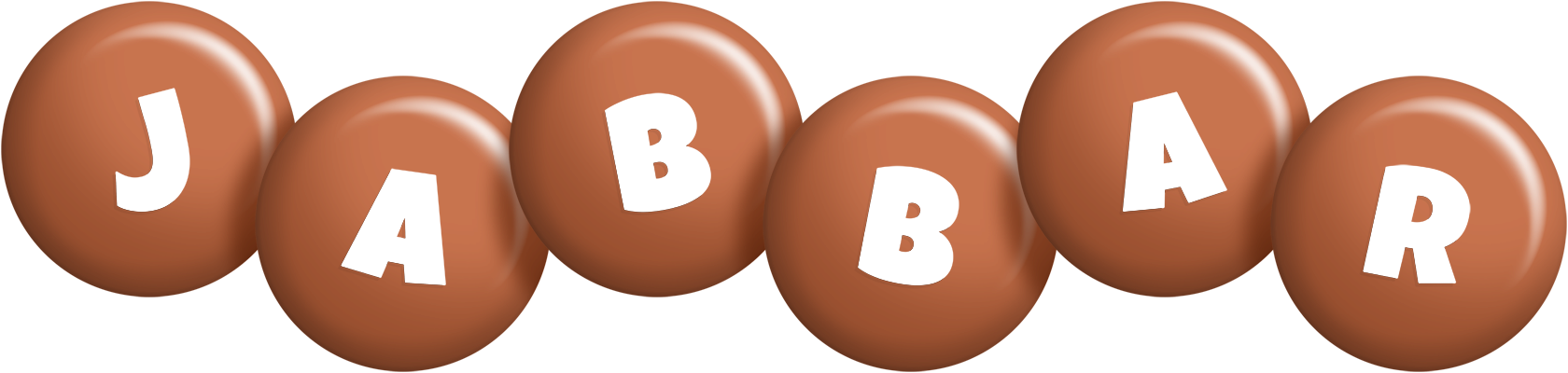 Jabbar candy-brown logo