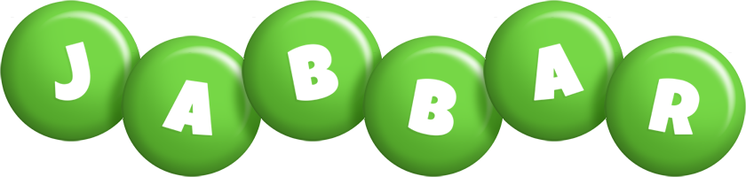 Jabbar candy-green logo