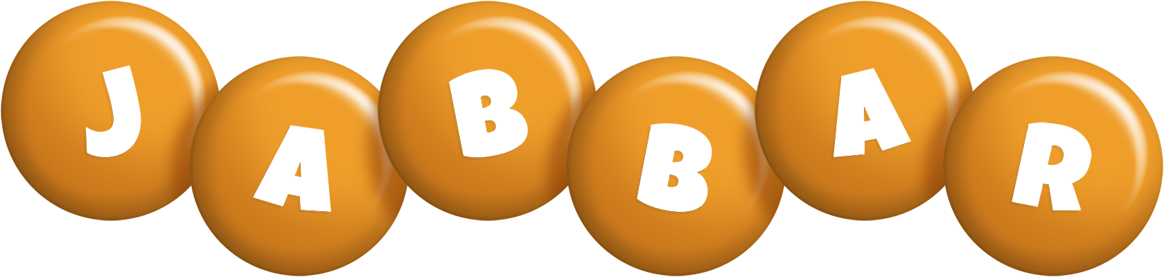 Jabbar candy-orange logo