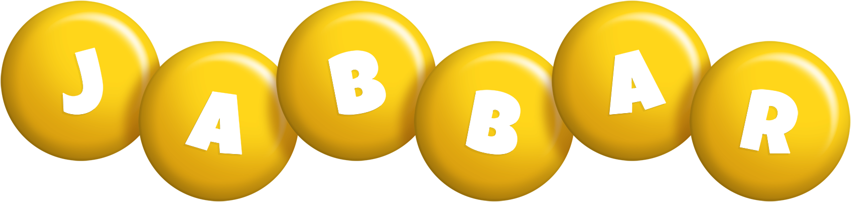 Jabbar candy-yellow logo