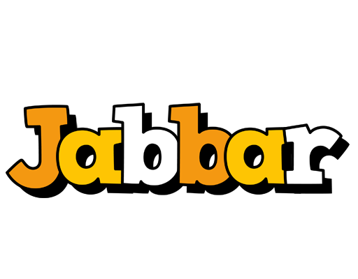 Jabbar cartoon logo