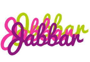 Jabbar flowers logo