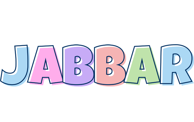 Jabbar pastel logo