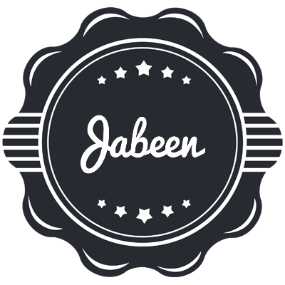 Jabeen badge logo