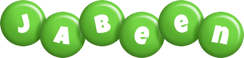 Jabeen candy-green logo