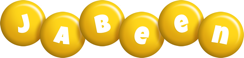 Jabeen candy-yellow logo