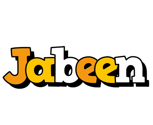 Jabeen cartoon logo