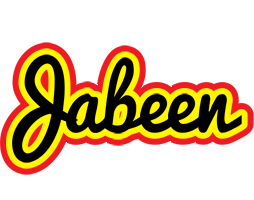 Jabeen flaming logo